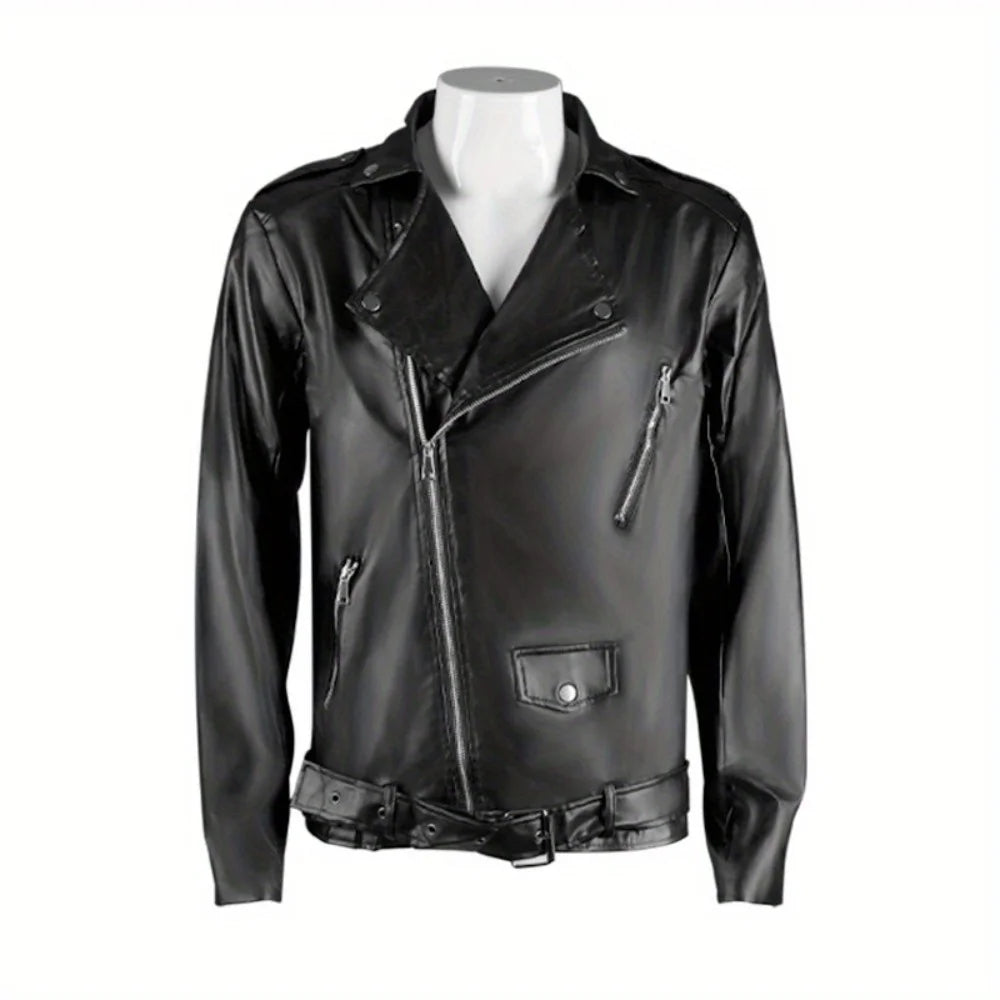 2025 Men's Medieval - Style Retro Punk Biker Jacket Gothic Victorian Suit Coat