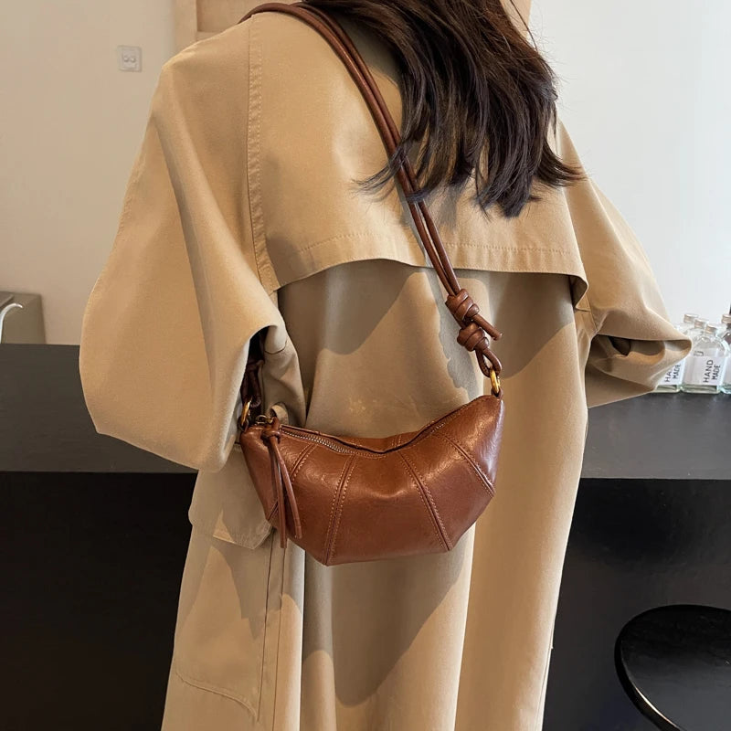 Leather Shoulder Bag Women