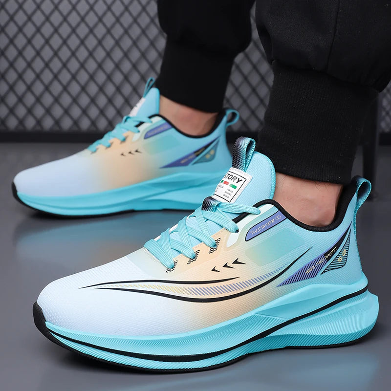 Men Sports Running Shoes 2025 Casual Carbon Plate Marathon Breathable Lightweight Women's Comfortable Athletic Nonskid Sneakers