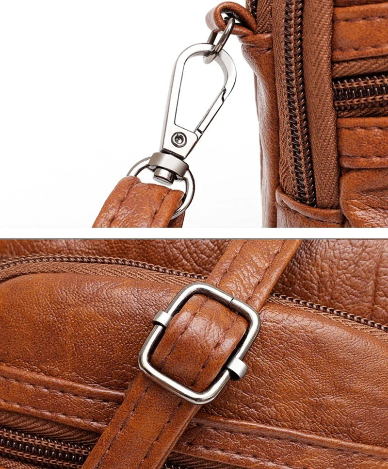 Leather Small Shoulder Bag For Women