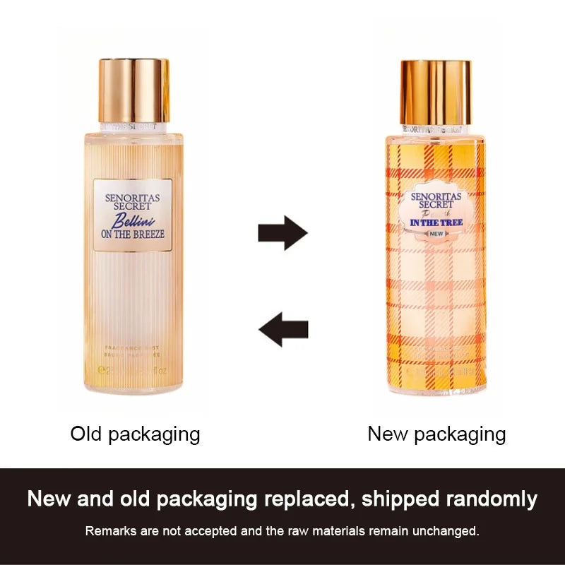 Body Spray Flower Fruit Lasting Perfume 250ml