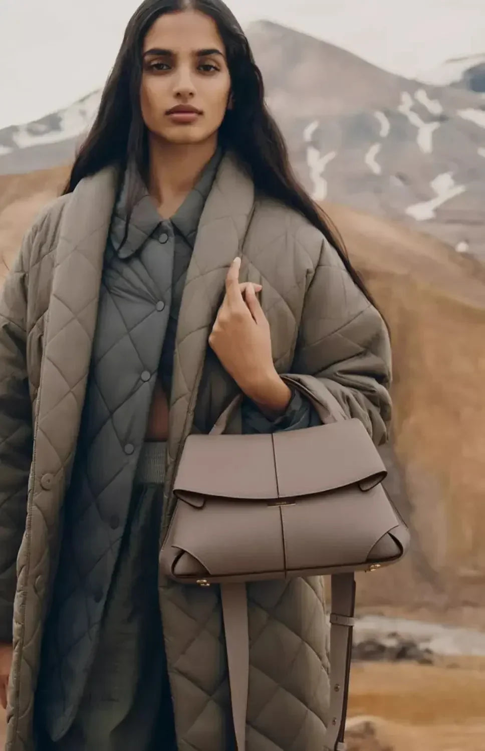 new women's  Fashion leather pleated women's handbag