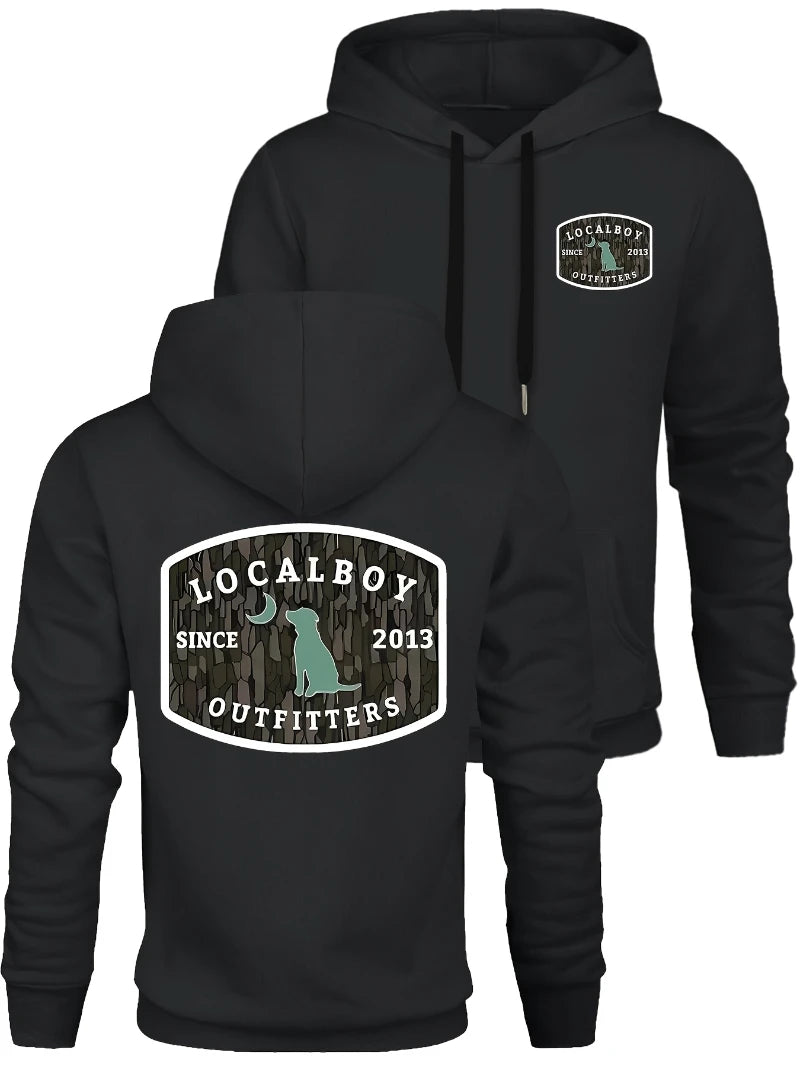 2025 Autumn and Winter Mens Hoodie Reversible Printed Pattern Casual High-end Luxury Is for Both Men and Women
