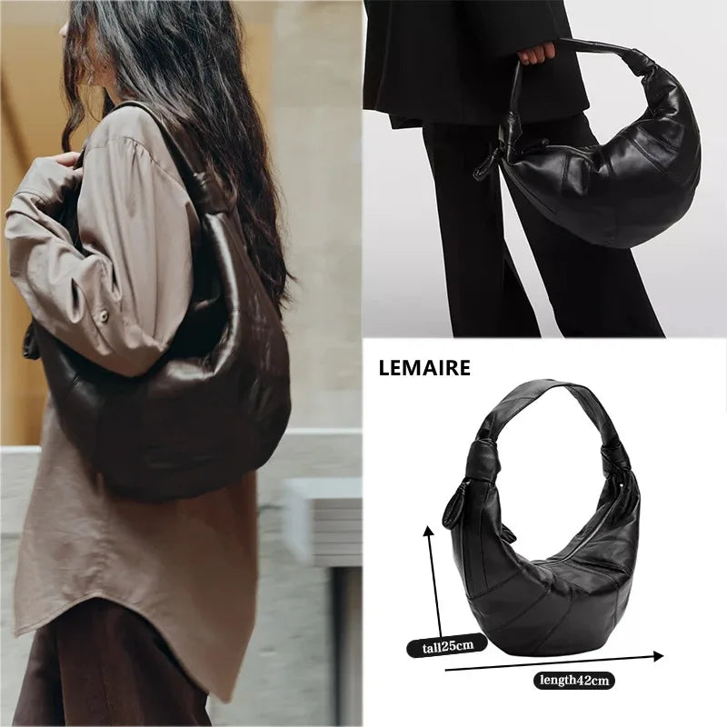 Large Size Capacity leather Cross-Body Bag for Women