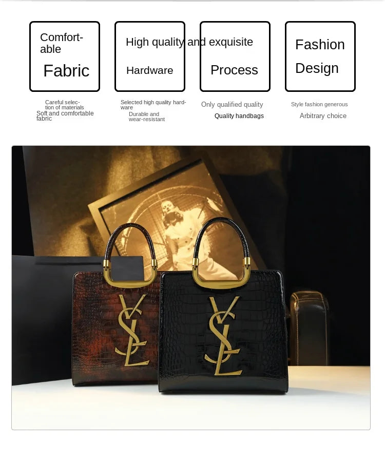 High-grade light luxury handbag