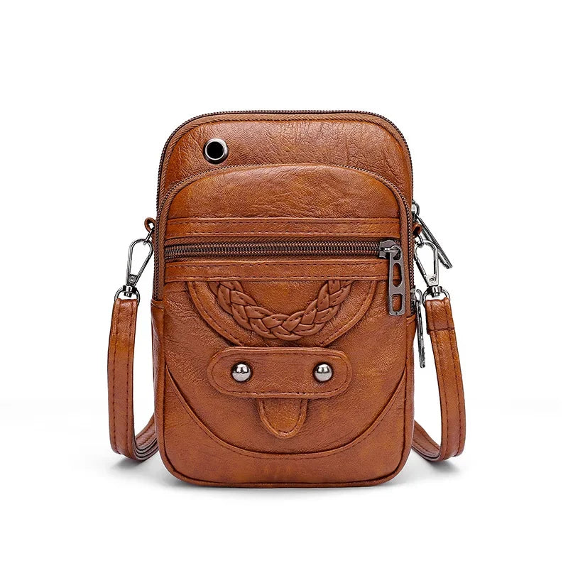 Leather Small Shoulder Bag For Women