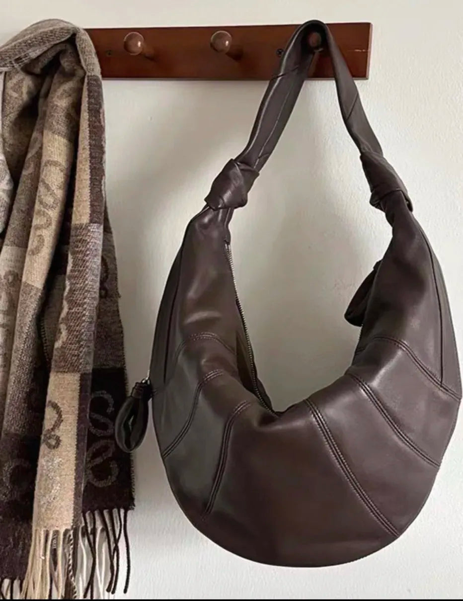 Large Size Capacity leather Cross-Body Bag for Women