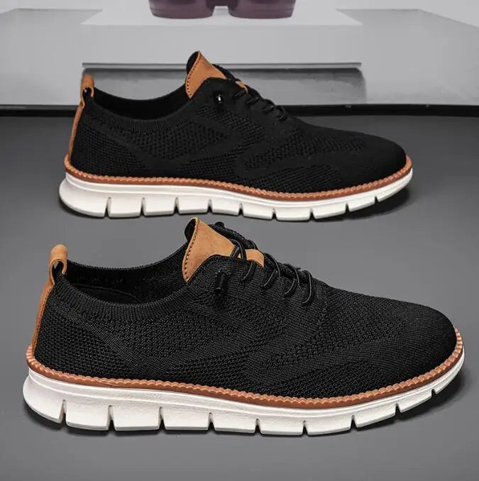 2025 New Men Casual Sports Shoes Anti Slip Wear-Resistant Breathable Cushioning Color Versatile Casual Sports Shoes