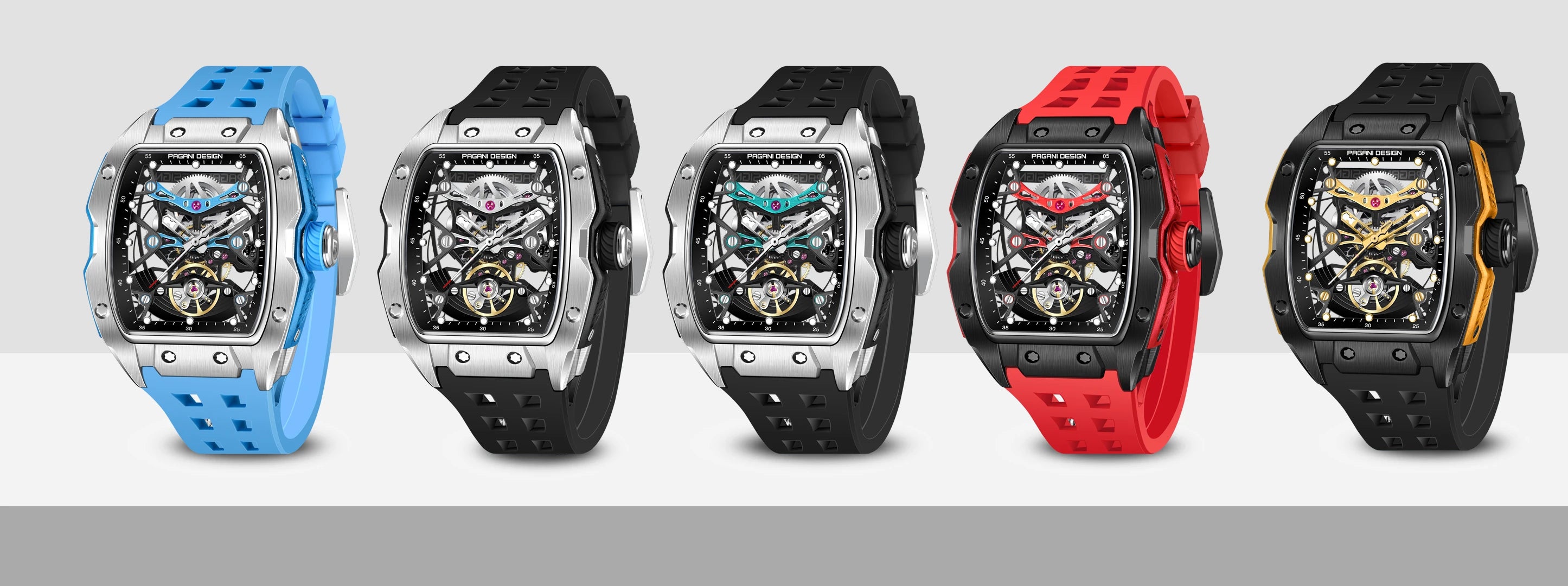 2024 Pagani Design new men's watch 50 meter waterproof stainless steel case luminous dial fashionable men's mechanical watch