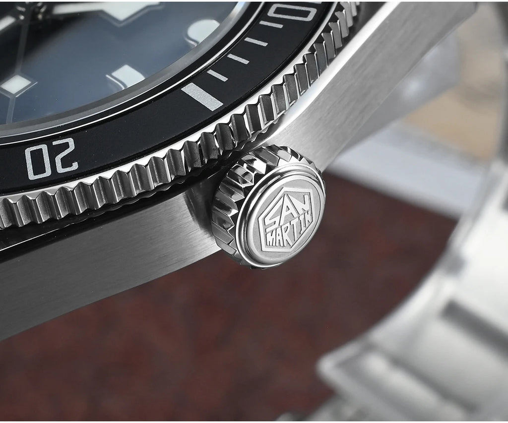 San Martin New 40mm BB58 Retro Luxury Diver Watch NH35 Automatic Mechanical Watches For Men Sapphire Luminous 20Bar Reloj SN0008