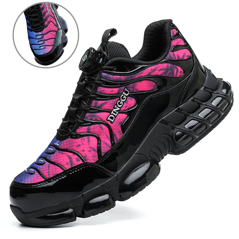 Safety Shoes Men Anti-smash Anti-puncture Steel Toe Work