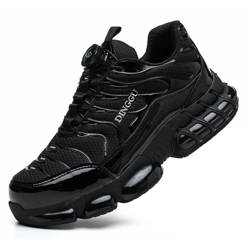 Safety Shoes Men Anti-smash Anti-puncture Steel Toe Work
