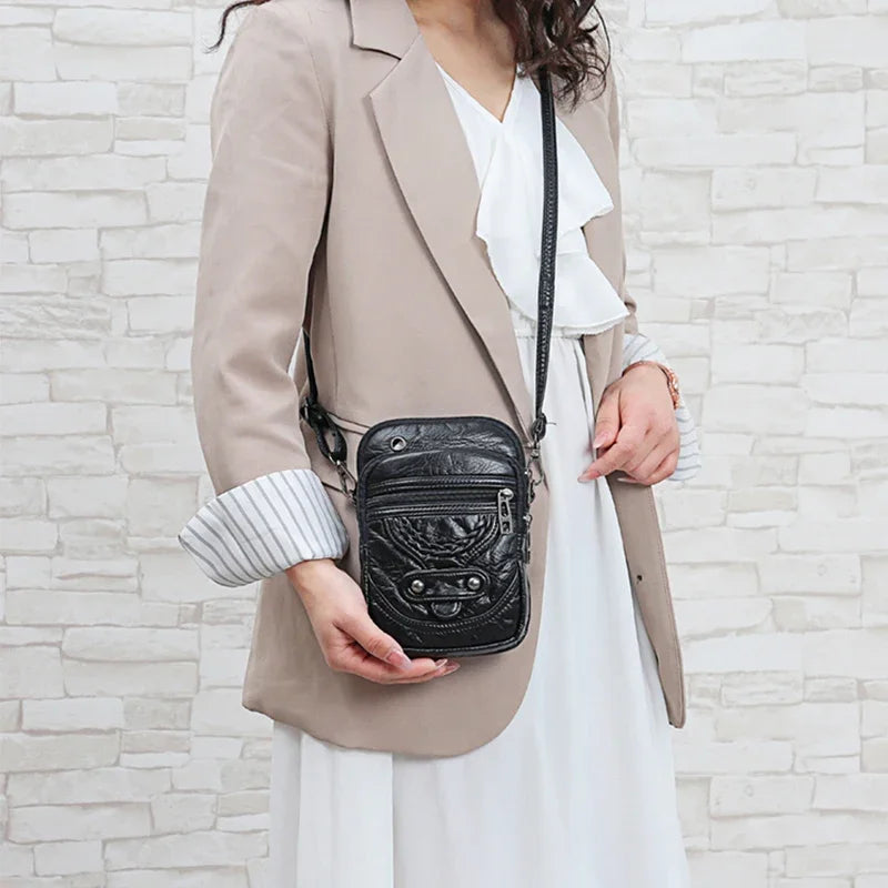 Leather Small Shoulder Bag For Women