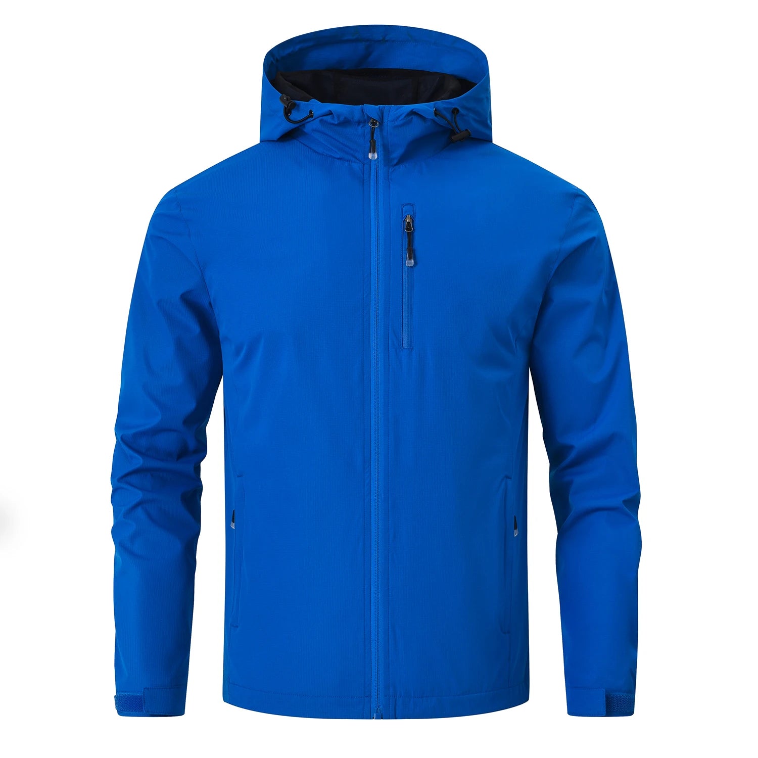 Summer Men's Raincoat, Waterproof Lightweight Breathable Jacket for Camping Hiking Cycling Fishing with Inner Pocket
