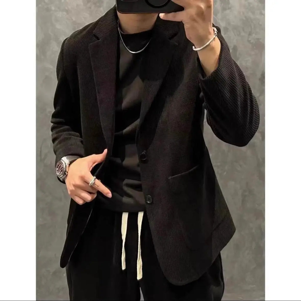 2025 Men Early Spring New Style Suit Suit Two-piece Suit Fashionable Comfortable High-end Versatile and Handsome