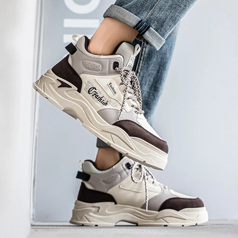 Outdoor leisure sports shoes, stylish and versatile shoes, wear-resistant and non-slip sole.