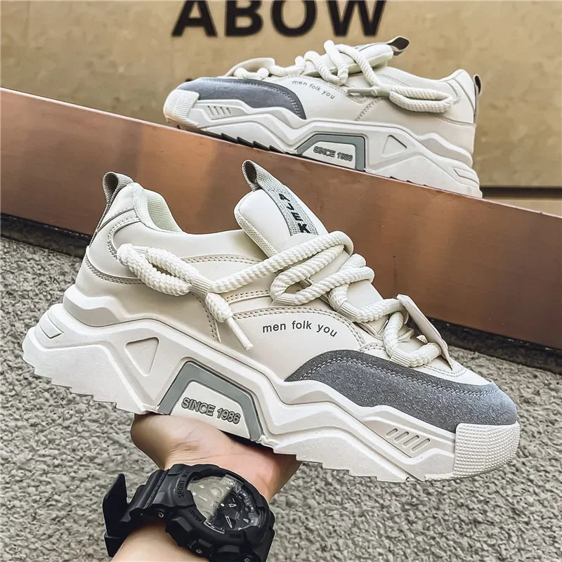 New Men's Casual Sports Shoes 2025 Spring Fashion Easiest for Match Low-Top Skateboard Shoes for Men Suitable for Outdoor Sports