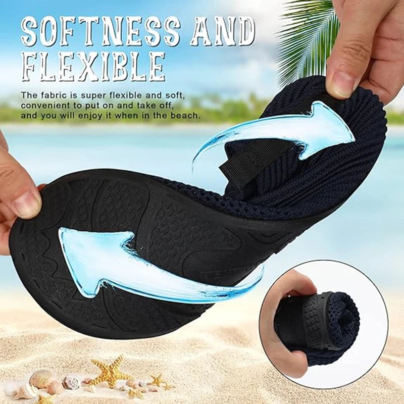 Water Sports Shoes Barefoot Quick-Dry Aqua Yoga Socks Slip-on for Men Women