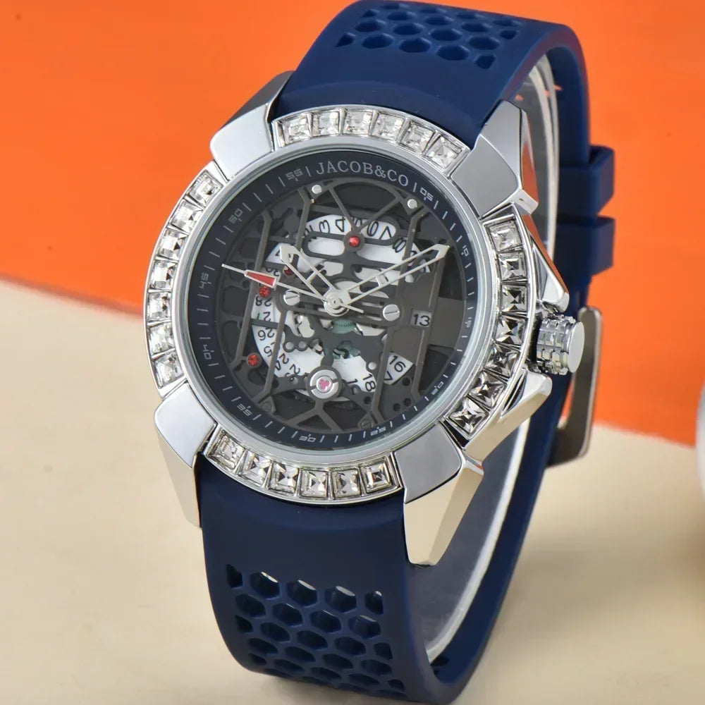 Very Super Jacob & Co Original Brand Watches For Mens Special Dial Multifunction WristWatch Business High Quality AAA Clocks