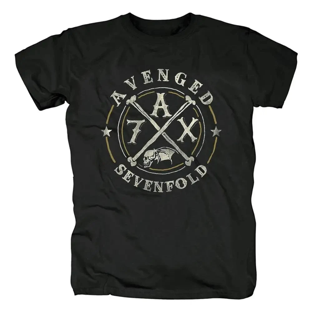 men Harajuku Metalcore Avenged Sevenfold Rock T Shirt Hip Hop Streetwear T Shirt Heavy Metal Plus Size T Shirt Women 62446