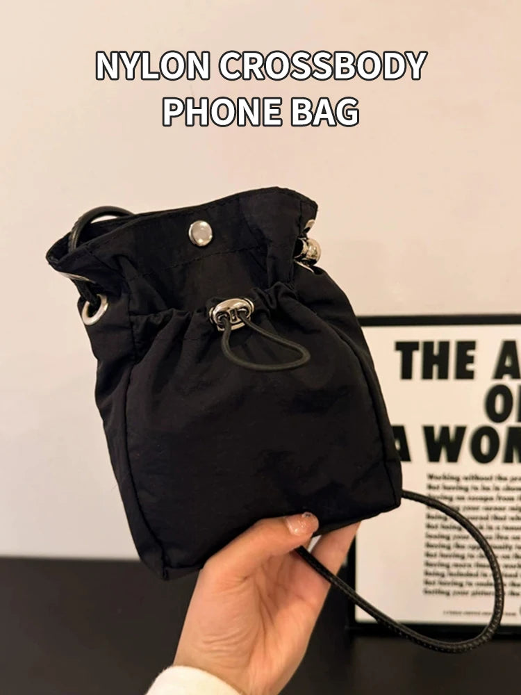 Nylon Crossbody Bag Soft Mini Phone Wallet