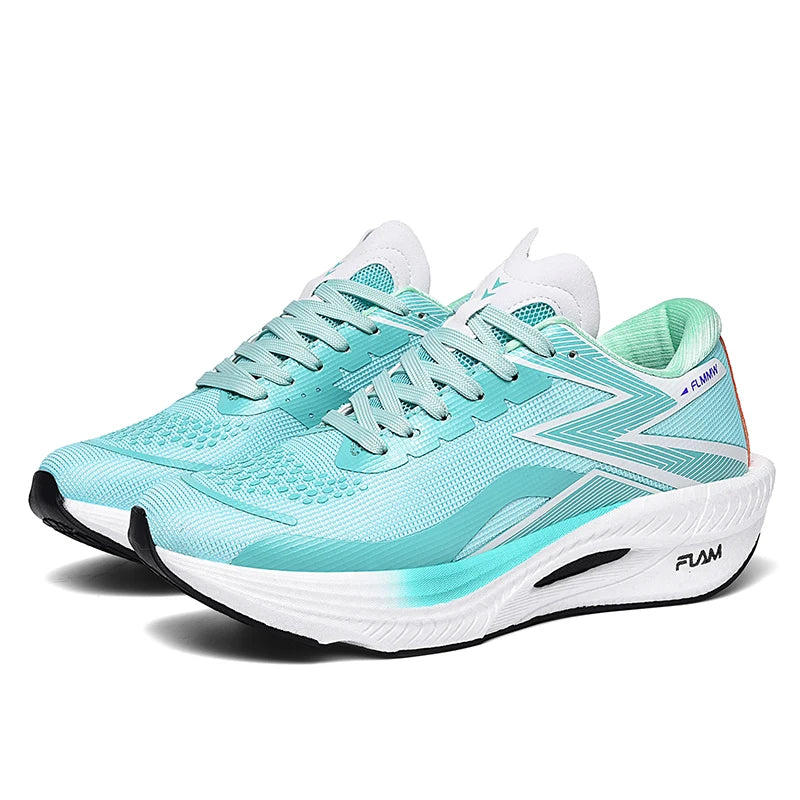 Men's Sports Shoes Sneakers Carbon Plate Running Shoes Male Marathon Racing Shock-absorbing Athletics Training Shoes for Women