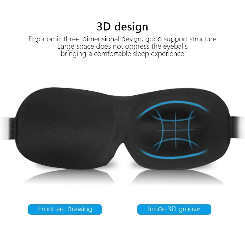 Comfortable Lightweight Eye Cover Soft 3D