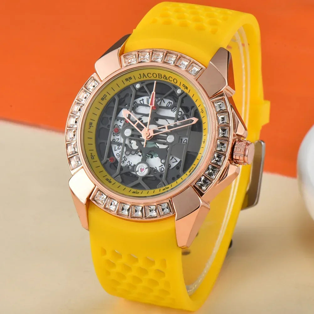 Very Super Jacob & Co Original Brand Watches For Mens Special Dial Multifunction WristWatch Business High Quality AAA Clocks