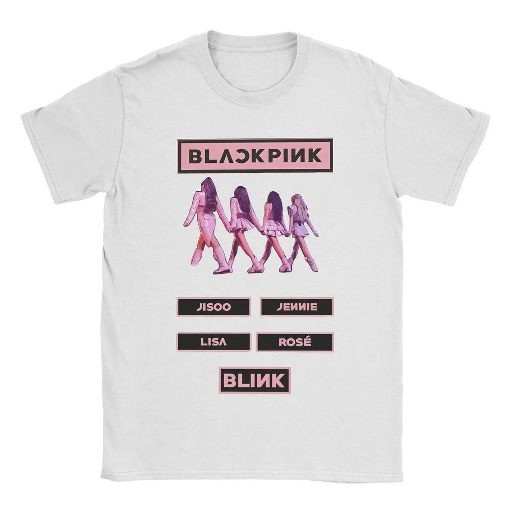 Men's T-Shirts Are You Born Pink Member World Tour Leisure Pure Cotton Tees Short Sleeve  T Shirt O Neck Clothes New Arrival