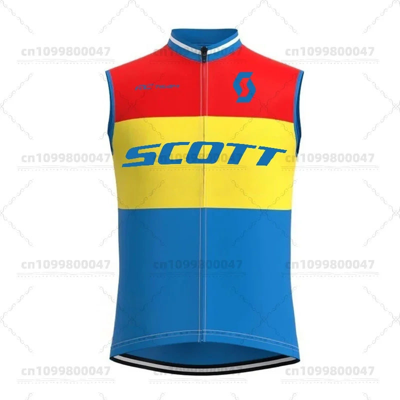 Men's Bike Vest Lightweight Windproof Sleeveless Cycling Suit Bike Soft Breathable Quick Dry MTB Bike Vest