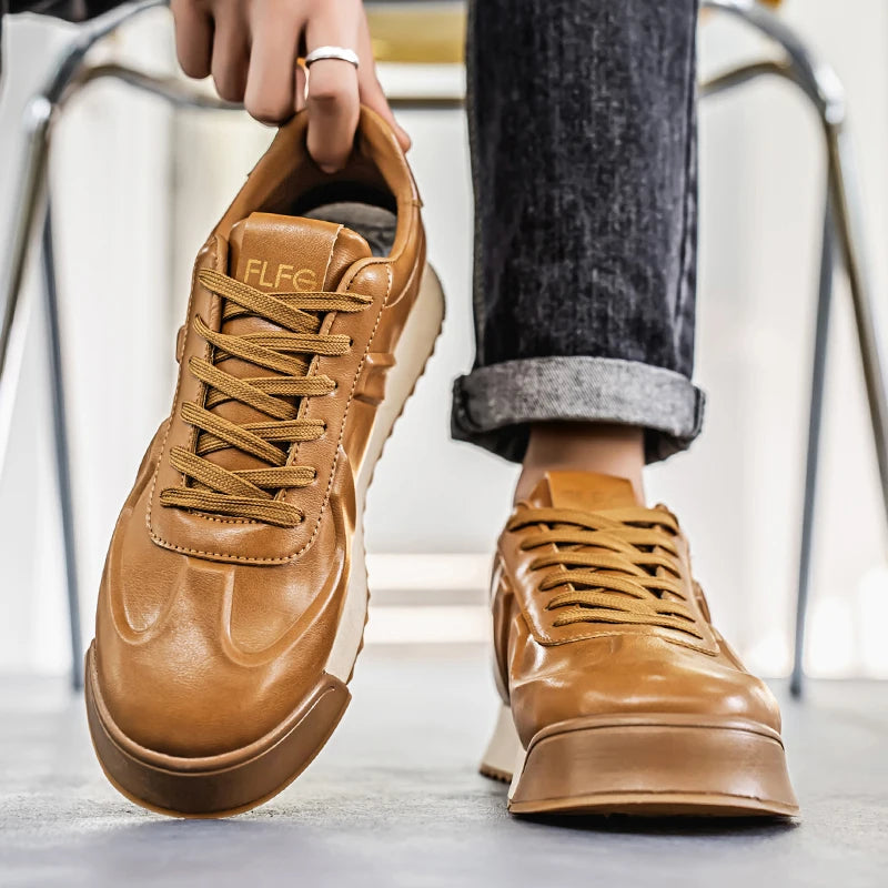 Men's Shoes 2025 Spring and Autumn New Sports Breathable Versatile Men's Sports Retro Casual Shoes
