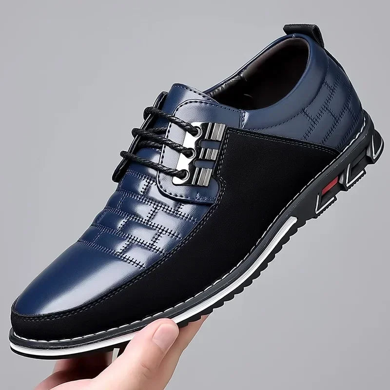 2024 Autumn Business Casual Shoes for Men Trend Classic Leather Shoes Outdoor Men Sneakers Sewing Breathable Men's Dress Shoes