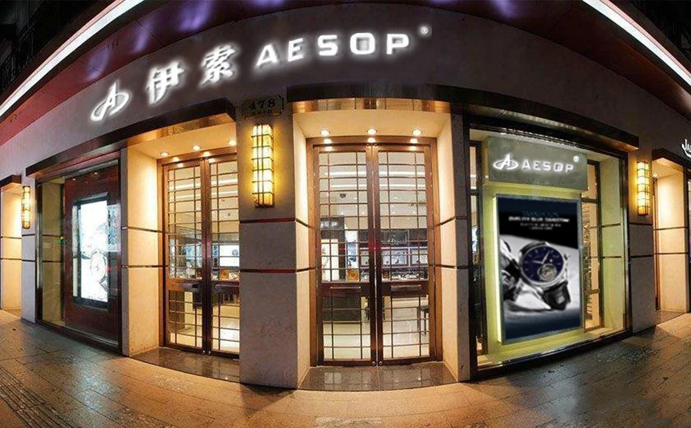AESOP Flying Tourbillon Watch for Men Skeleton Automatic Tourbillon Movement Mechanical Wrist Watches Mens Fashion Sapphire New