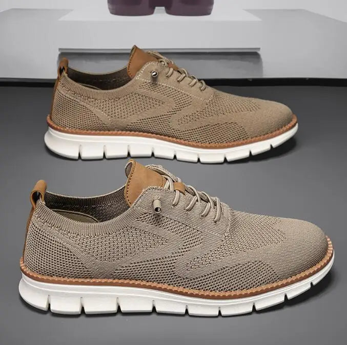 2025 New Men Casual Sports Shoes Anti Slip Wear-Resistant Breathable Cushioning Color Versatile Casual Sports Shoes
