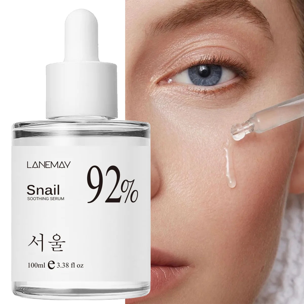 100ml 92% Snail Smoothing Skin Care serum