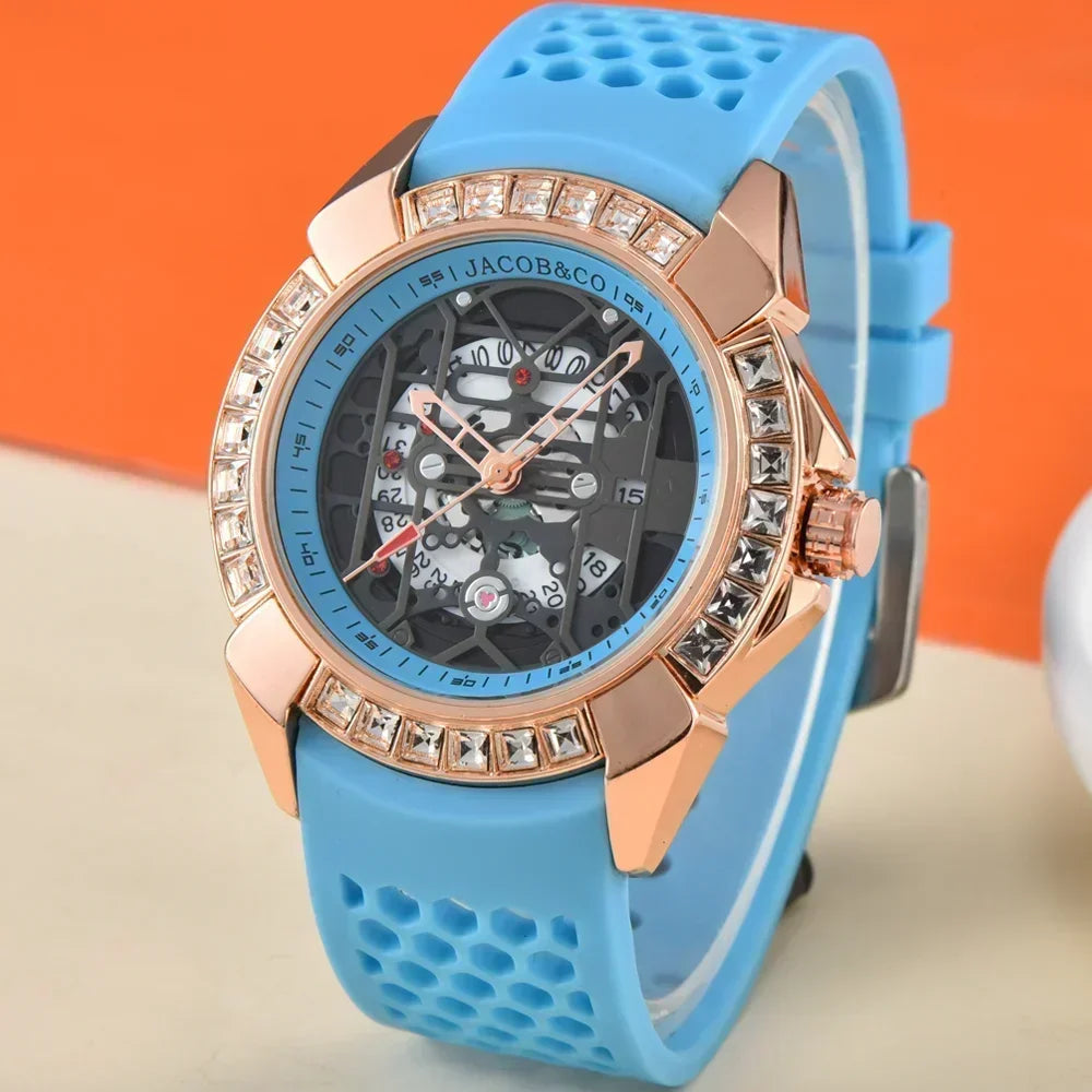 Very Super Jacob & Co Original Brand Watches For Mens Special Dial Multifunction WristWatch Business High Quality AAA Clocks