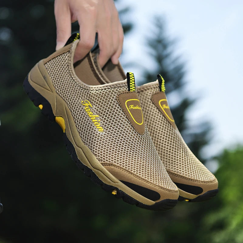 Men's Summer Sports Shoes Anti-skid and Wear-resistant Soles New Discount Shoes for Outdoor Hiking Casual and Breathable Shoes