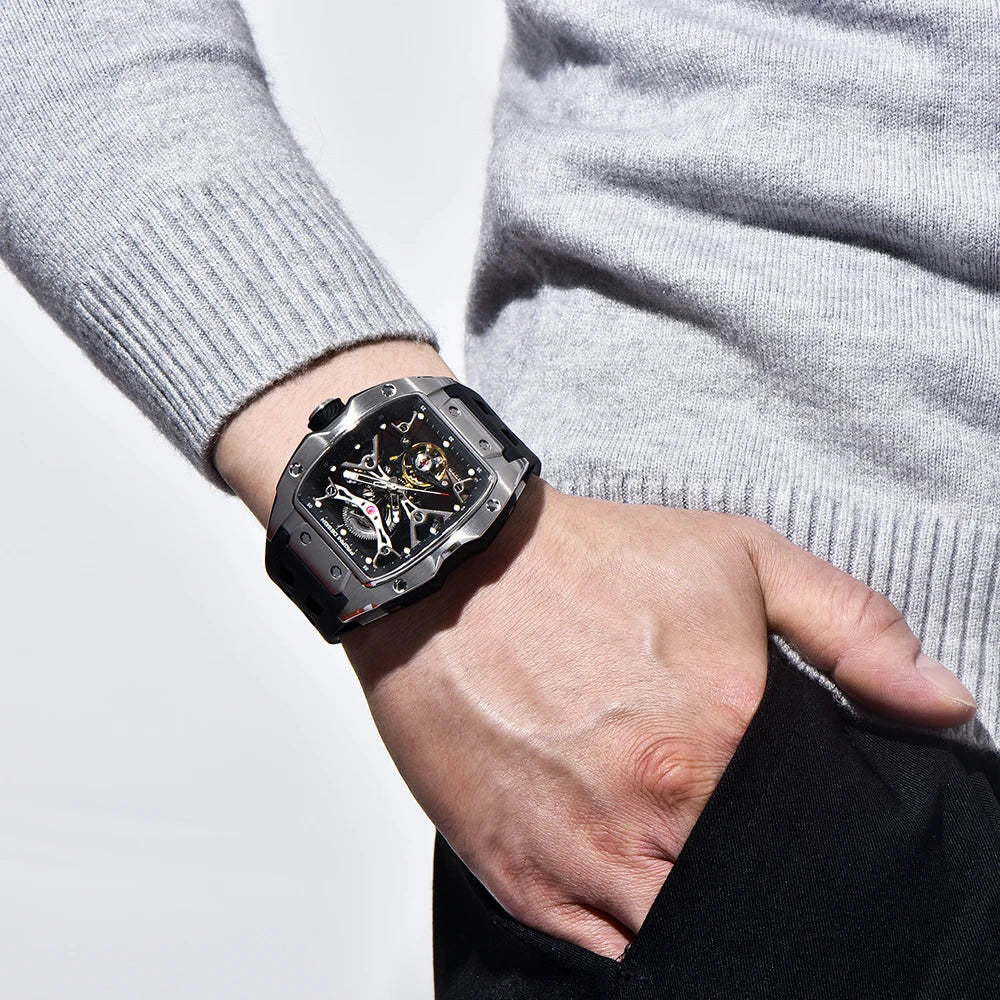 2024 Pagani Design new men's watch 50 meter waterproof stainless steel case luminous dial fashionable men's mechanical watch