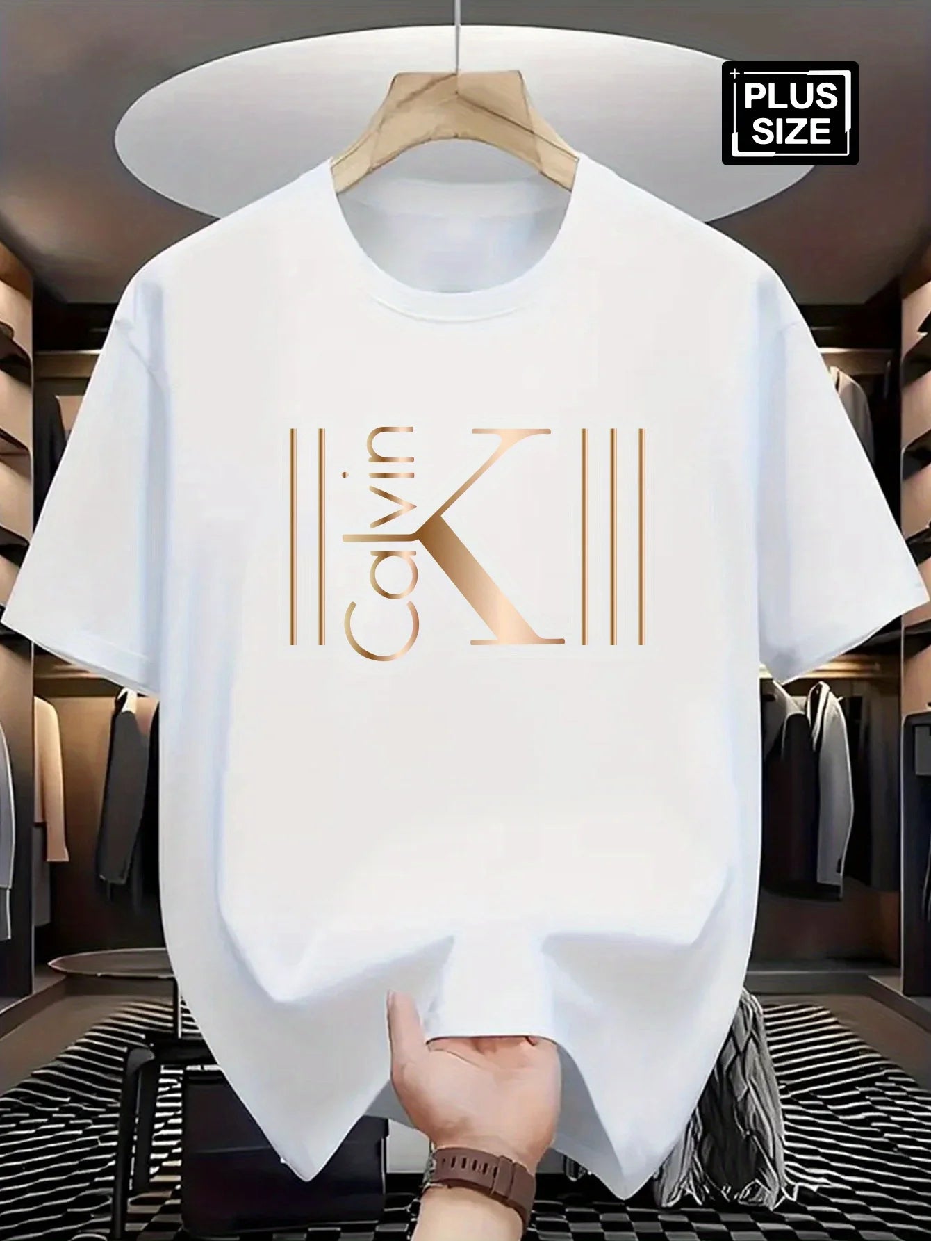 Men's Breathable Sporty Pattern Printed T-shirt Casual and Fashionable Short-sleeved Cotton T-shirt Summer Brand Streetwear Top
