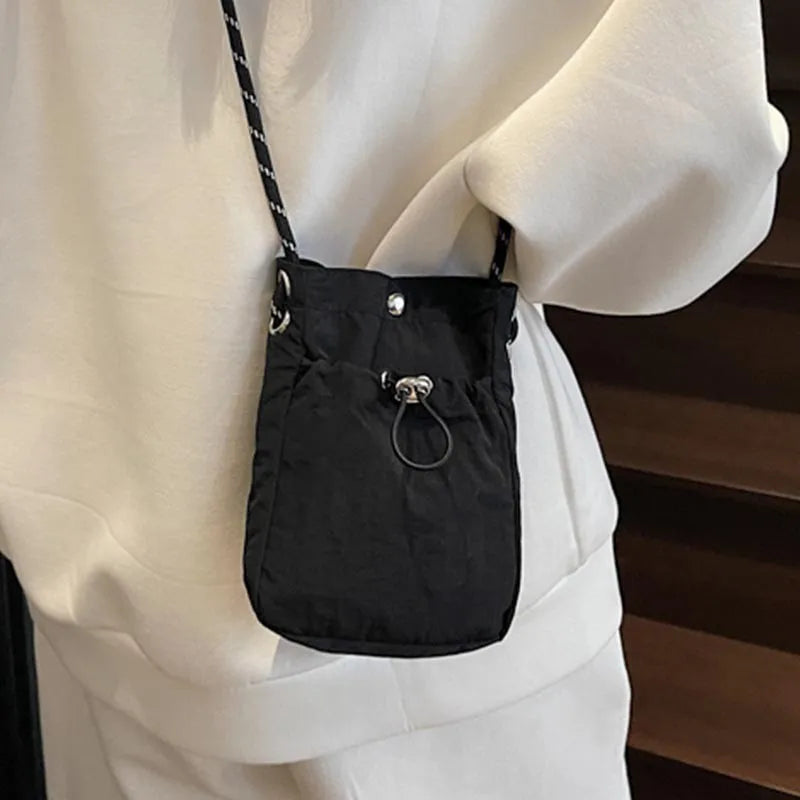 Nylon Crossbody Bag Soft Mini Phone Wallet