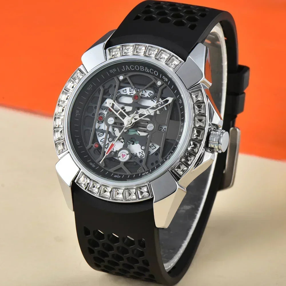Very Super Jacob & Co Original Brand Watches For Mens Special Dial Multifunction WristWatch Business High Quality AAA Clocks