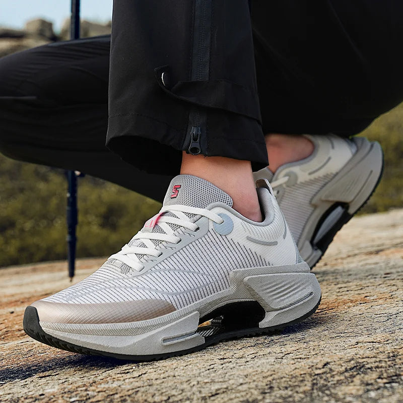 Men's new sports shoes four season fashion thick sole breathable height increasing wear-resistant fashion leisure sports shoes