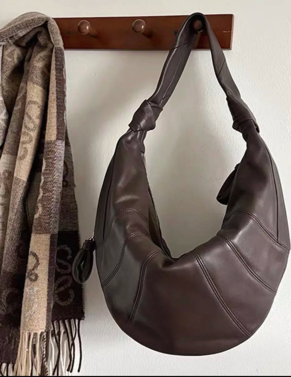 Large Size Capacity leather Cross-Body Bag for Women