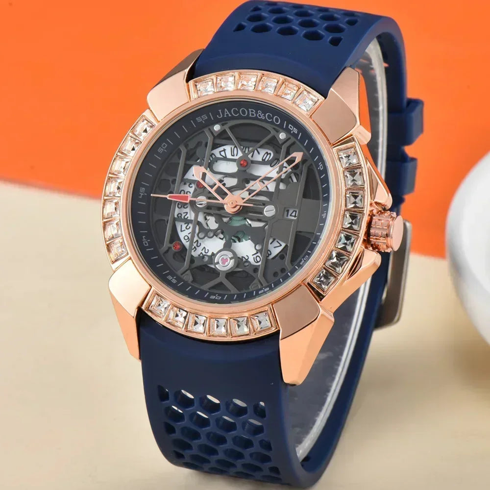 Very Super Jacob & Co Original Brand Watches For Mens Special Dial Multifunction WristWatch Business High Quality AAA Clocks