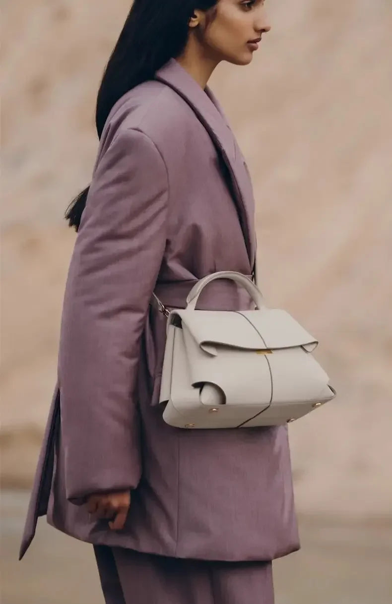 new women's  Fashion leather pleated women's handbag