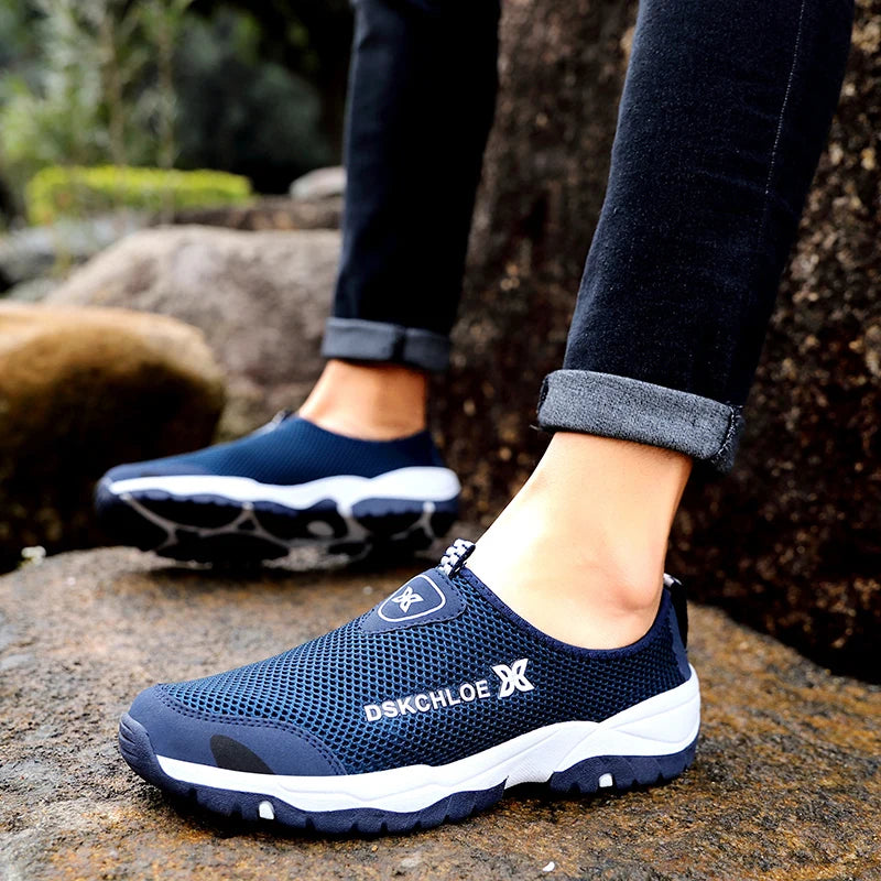 Men's Summer Sports Shoes Anti-skid and Wear-resistant Soles New Discount Shoes for Outdoor Hiking Casual and Breathable Shoes