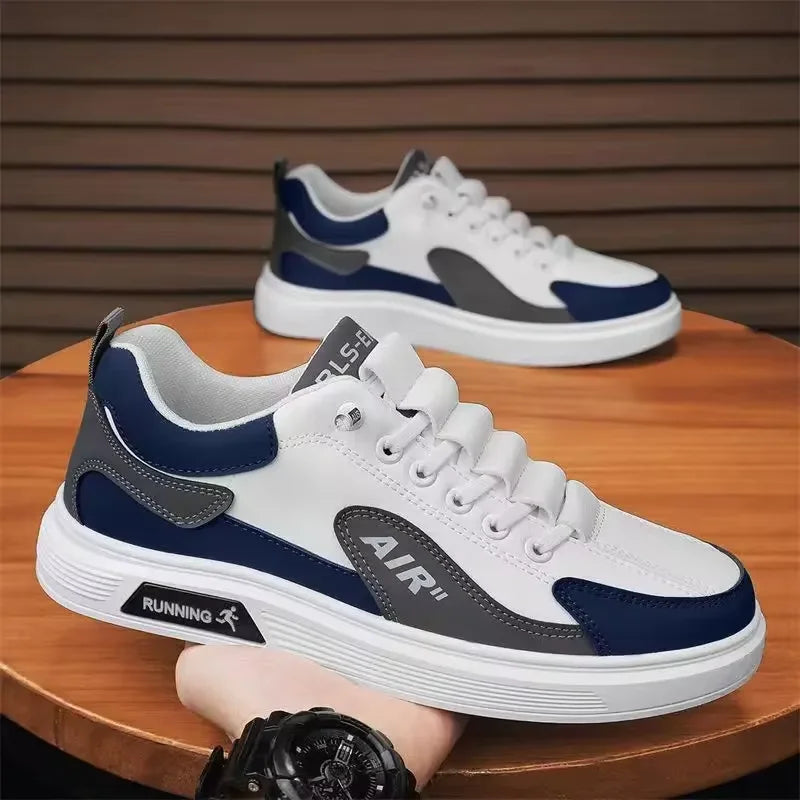 new luxury handsome men's shoes leather