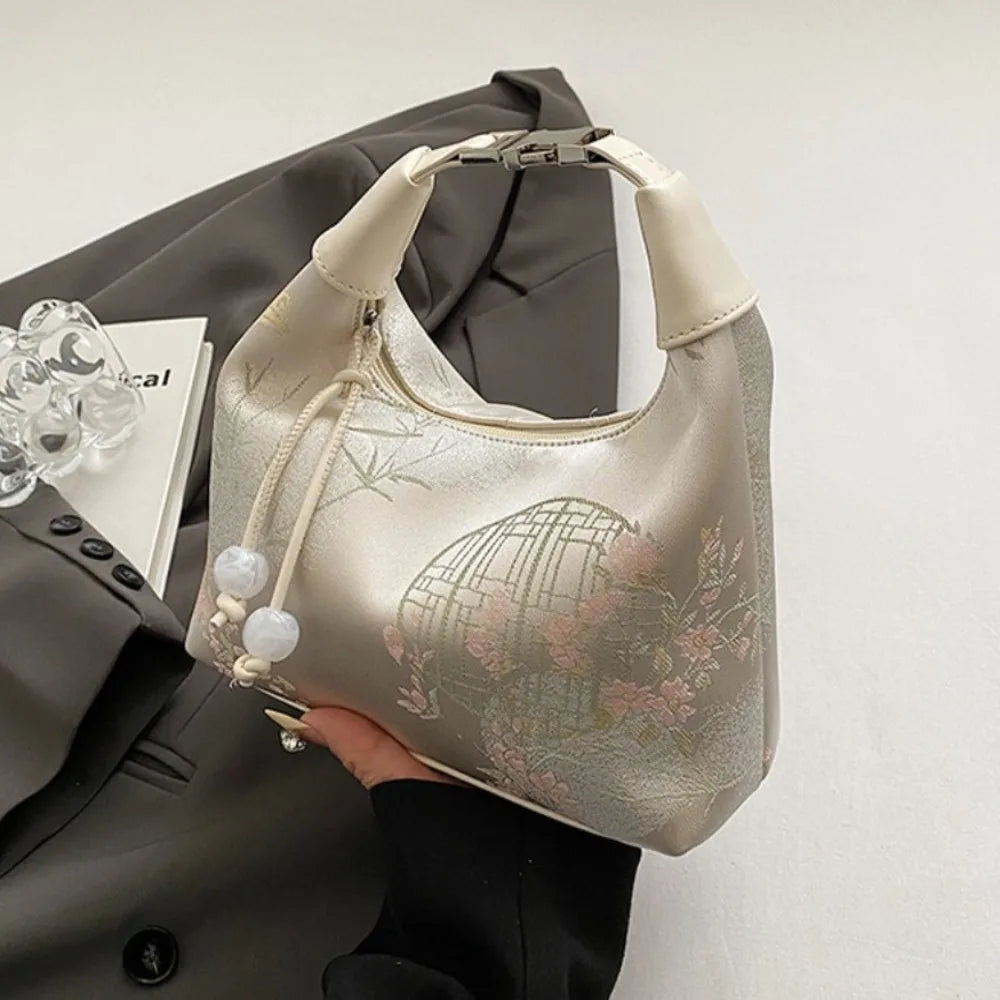 4 Colors Embroidered Chinese Style Handbag